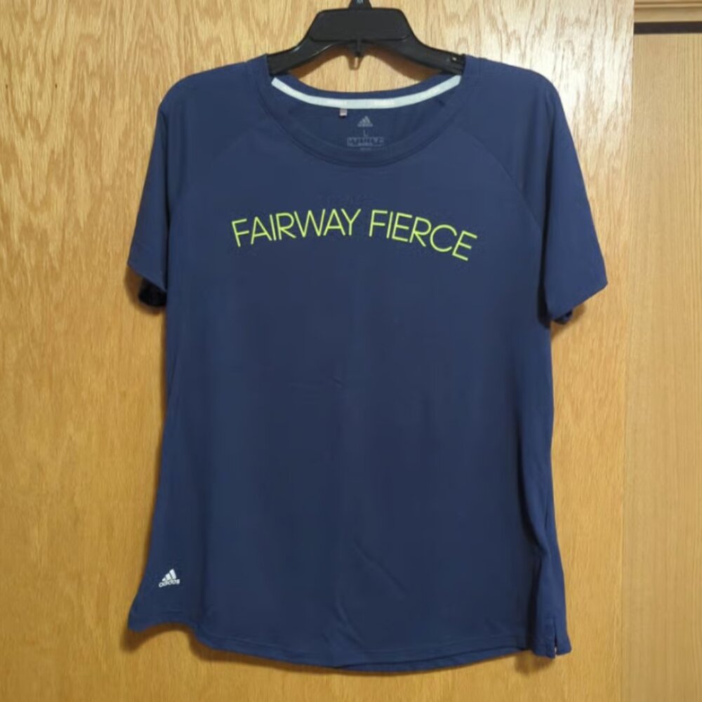 Women's Adidas golf T-shirt sz L